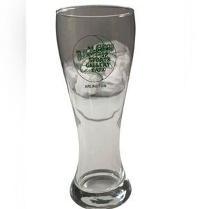 EUC Bobby Valentine Sports Gallery Cafe Beer Glass - Arlington TX Sports Bar